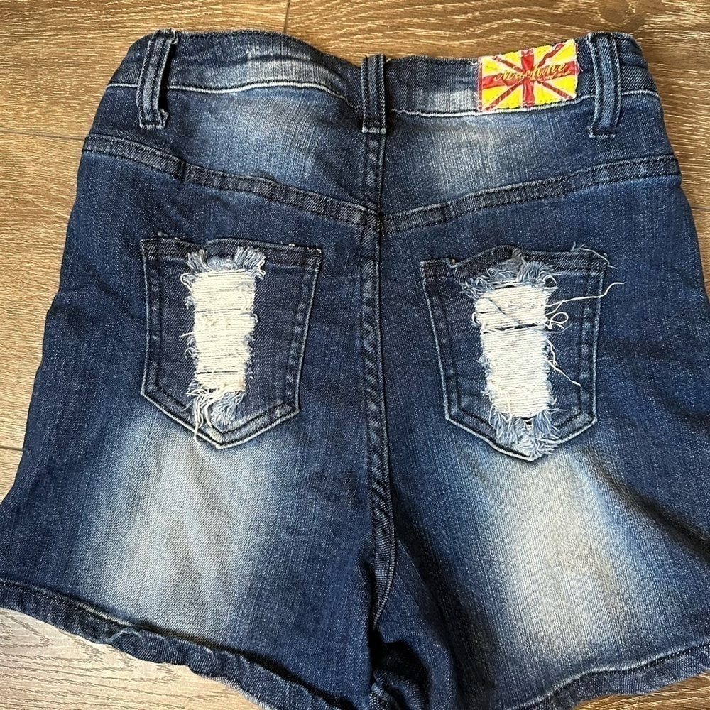 Machine Distressed Shorts Size US 28 - Picture 4 of 6